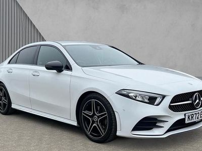Used Mercedes A200 AMG Line Premium 163 HP (119 kW) 2023 Moonstone white metallic