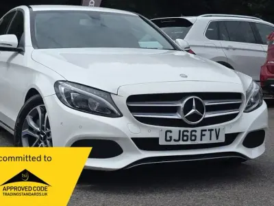 Used Mercedes C200 2016 White Sedan