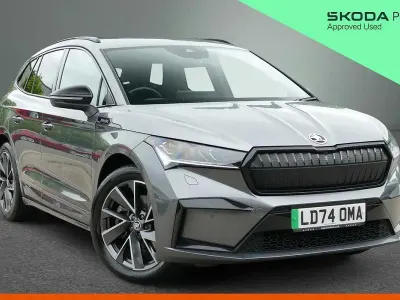 Used Skoda Enyaq iV SportlinePlus 210 kW (286 HP) 2024 Grey SUV