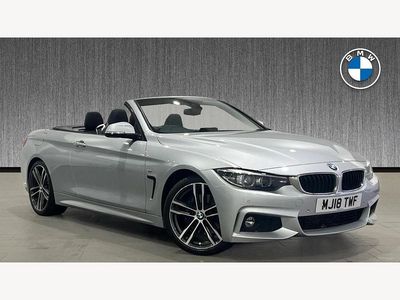 Silver Used 2018 BMW 420 M Sport Cabriolet | £15,999 (Fair price)