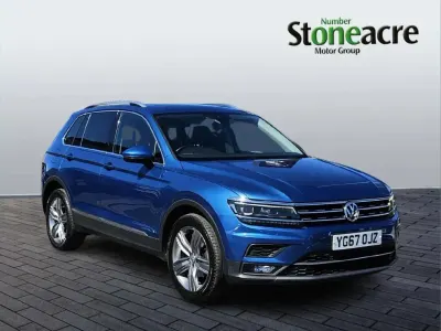 Used VW Tiguan SEL 150 HP (110 kW) 2017 Blue SUV
