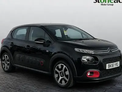 Used Citroën C3 Feel 82 HP (60 kW) 2018 Black Hatchback