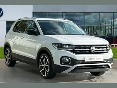 Used VW T-Cross SEL 115 HP (84 kW) 2019 White SUV