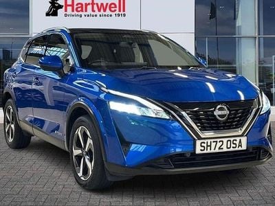 Metallic ink blue Used 2022 Nissan Qashqai N-Connecta SUV | £18,499 (Good price)