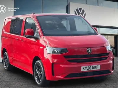 New VW T7 Pro 2026 Red Van