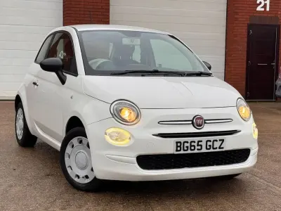 Used Fiat 500 Pop 69 HP (50 kW) 2015 White Hatchback