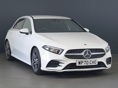 White Used 2020 Mercedes A180 AMG line Hatchback | £17,998 (Fair price)