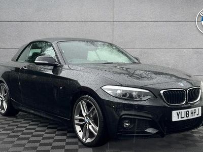 Black Used 2018 BMW 220 M Sport Cabriolet | £17,490 (Expensive)
