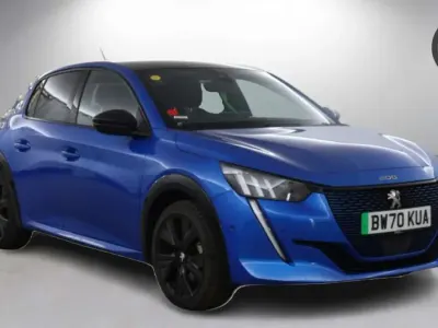 Used Peugeot e-208 GTi 100 kW (136 HP) 2021 Blue Hatchback
