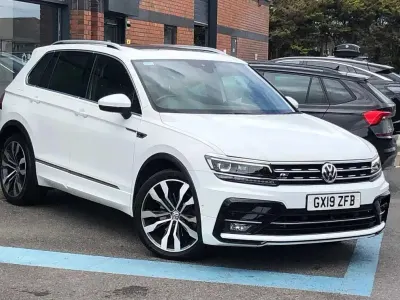 Used VW Tiguan R-line 187 HP (137 kW) 2019 White SUV