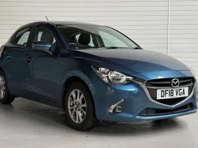 Used Mazda 2 75 HP (55 kW) 2018 Blue Hatchback