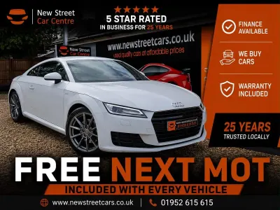Used Audi TT Sport 184 HP (135 kW) 2015 White Coupe