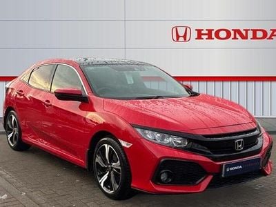 Red Used 2018 Honda Civic EX Hatchback | £11,400 (Fair price)