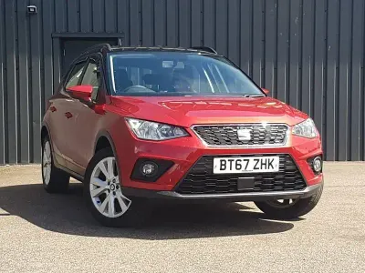 Used Seat Arona SE 95 HP (69 kW) 2017 Red SUV