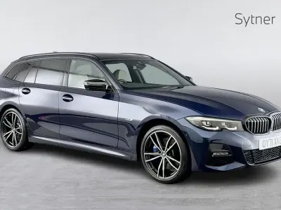 Used BMW 330 M Sport 288 HP (211 kW) 2021 Blue Estate