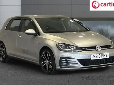 Used VW Golf VII GTD 184 HP (135 kW) 2019 Silver Hatchback