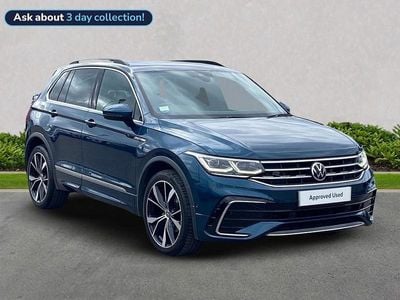 Blue Used 2021 VW Tiguan R-line SUV | £20,264 (Good price)