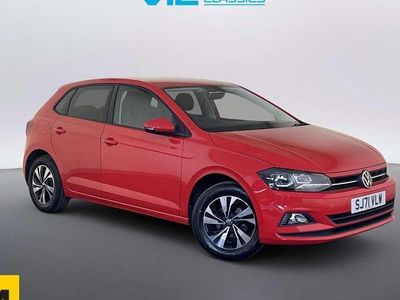 Begagnad VW Polo Match 95 HK (69 kW) 2021 Röd Halvkombi
