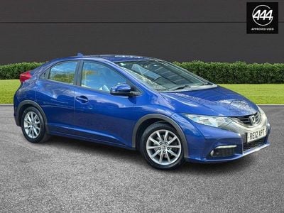 Used Honda Civic EX 2012 Blue Hatchback