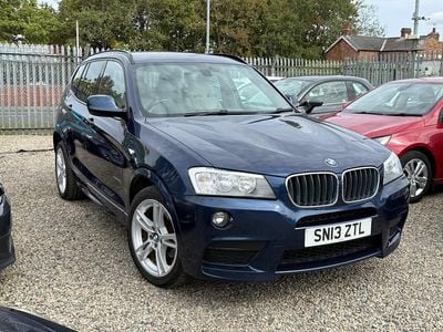 Blue Used 2013 BMW X3 M Sport SUV | £6,999 (Fair price)