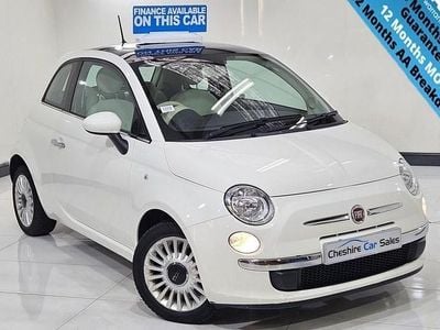 Used Fiat 500 Lounge 69 HP (50 kW) 2013 White Hatchback