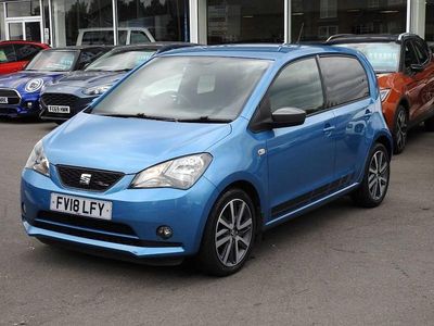 Used Seat Mii FR-Line 75 HP (55 kW) 2018 Blue Hatchback