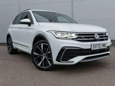 Used VW Tiguan R-line 245 HP (180 kW) 2023 White SUV