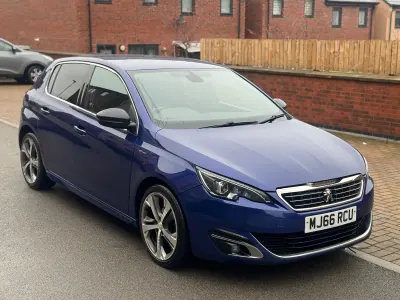Used Peugeot 308 GT-line 2016 Blue Hatchback