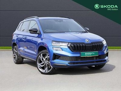 Used Skoda Karoq SportLine 150 HP (110 kW) 2024 Race blue metallic SUV