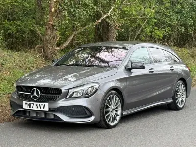 Begagnad Mercedes CLA200 AMG line 136 HK (100 kW) 2017 Grå Kombi