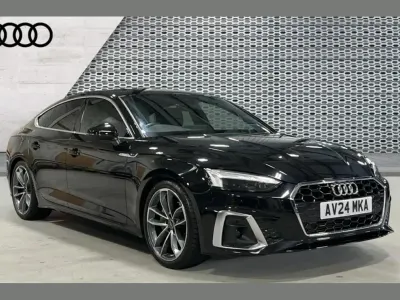 Used Audi A5 S-Line 200 HP (147 kW) 2024 Black Hatchback