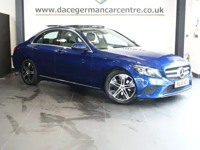 Used Mercedes C220 Premium Plus 194 HP (142 kW) 2019 Blue Sedan