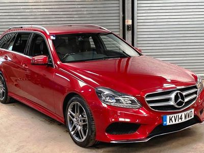Used Mercedes E220 AMG 175 HP (128 kW) 2014 Red Estate