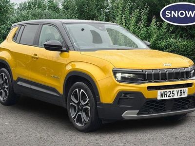 Used Jeep Avenger Summit 101 HP (74 kW) 2025 Yellow SUV