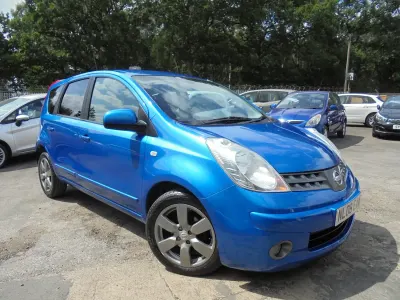 Used Nissan Note Tekna 110 HP (80 kW) 2008 Blue Hatchback