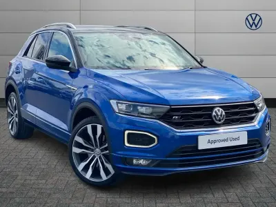 Used VW T-Roc R-line 150 HP (110 kW) 2019 Blue SUV
