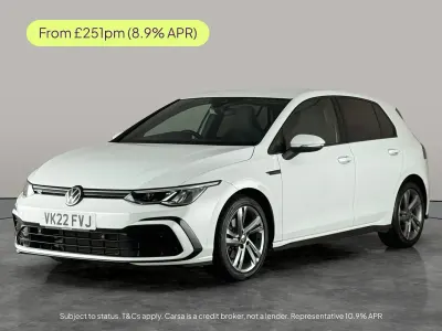 Used VW Golf VIII R-line 150 HP (110 kW) 2022 White Hatchback