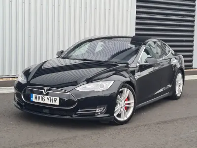 Used Tesla Model S 314 kW (428 HP) 2016 Black Hatchback