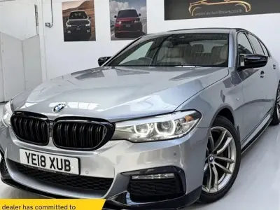 Used BMW 520 M Sport 190 HP (139 kW) 2018 Blue Sedan