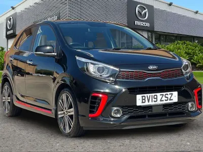 Used Kia Picanto GT-Line S 84 HP (61 kW) 2019 Black Hatchback