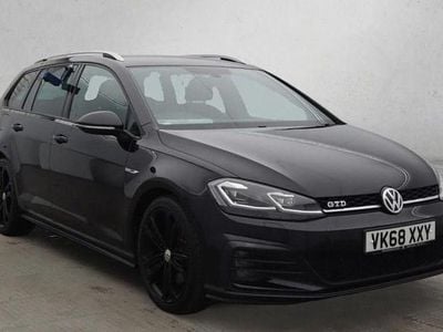 Used VW Golf VII GTD 184 HP (135 kW) 2018 Black Estate