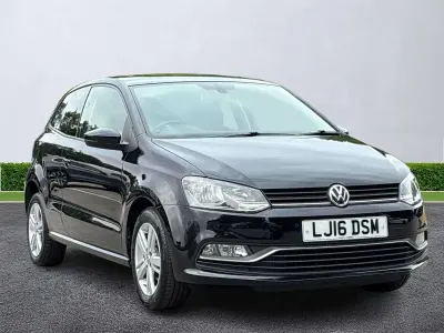 Used VW Polo Match 60 HP (44 kW) 2016 Black Hatchback