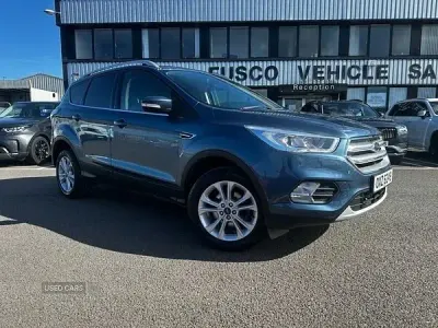 Used Ford Kuga Titanium 120 HP (88 kW) 2018 Blue SUV