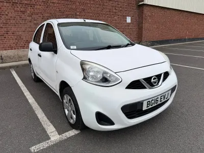 Begagnad Nissan Micra Visia 2016 Vit Halvkombi