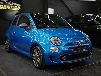 Used Fiat 500C S 69 HP (50 kW) 2017 Blue Cabriolet