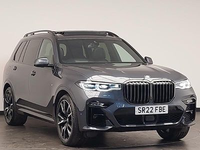 Grey Used 2022 BMW X7 M Sport SUV | £53,898 (Fair price)