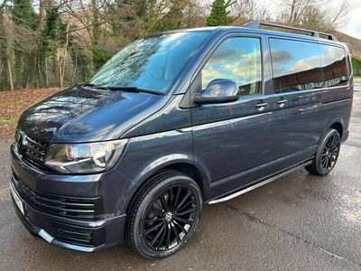 used VW Shuttle Transporter T6 TDI 9 SEATSWB IN STARLIGHT BLUE EURO SIX