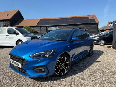 Used Ford Focus ST-Line X 2019 Blue Hatchback