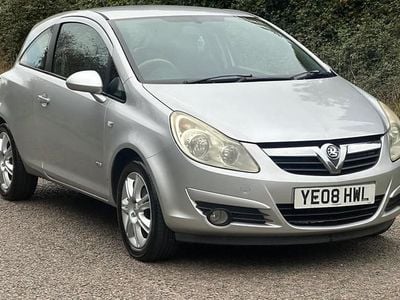 Used Vauxhall Corsa Design Edition 79 HP (58 kW) 2008 Silver Hatchback