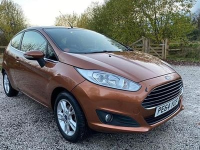 Yellow Used 2014 Ford Fiesta Zetec Hatchback | £4,690 (Fair price)